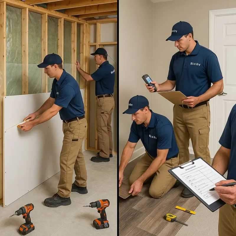 Repairs and Reconstruction process in Kilmarnock, VA